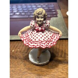 Danbury Mint Shirley Temple-February- Stand Up And Cheer*  Figurine 2001
